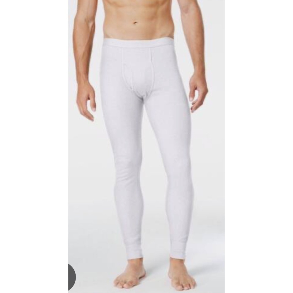 Mens Patagonia Capilene White Thermal Leggings Base Layer Pants Large L